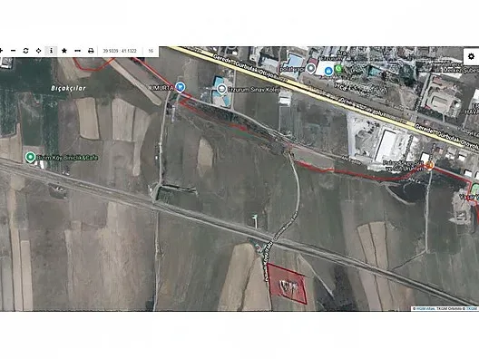 Aziziye Merkez'de Satılık Arsa
