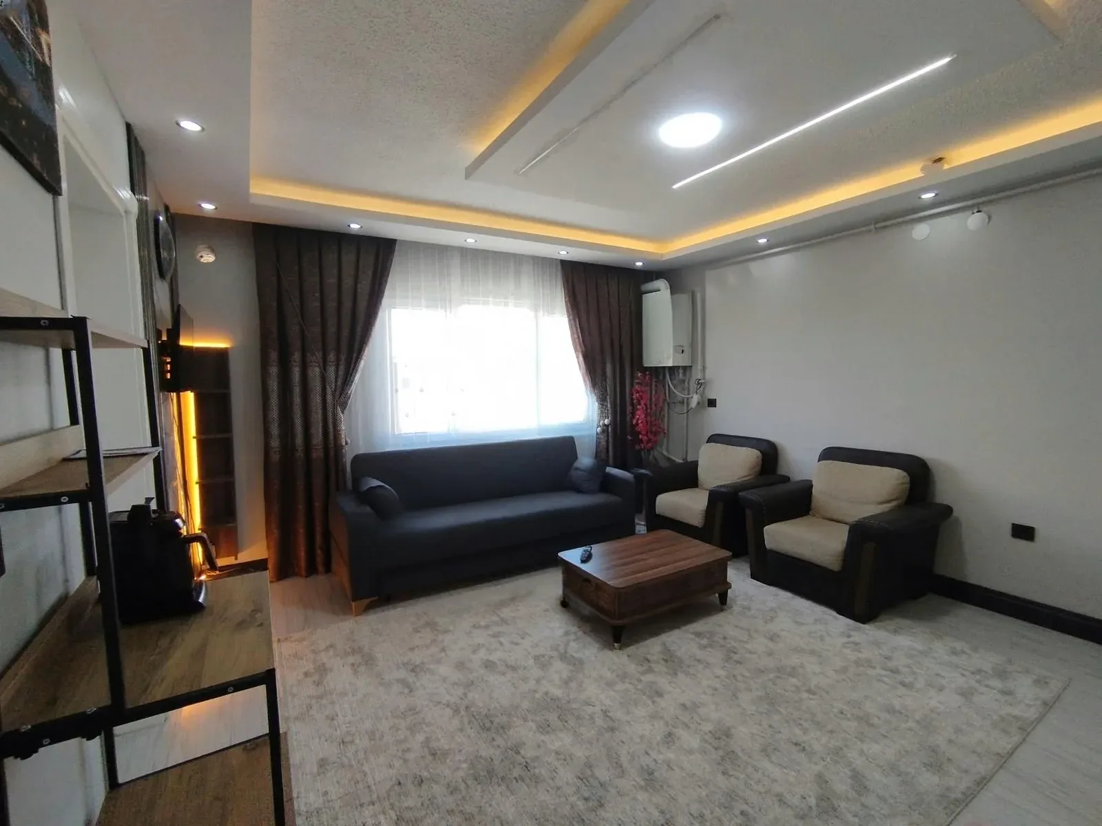 Yakutiye Terminal'da 3. Kat 60 m² 1+1 Kiralık Villa