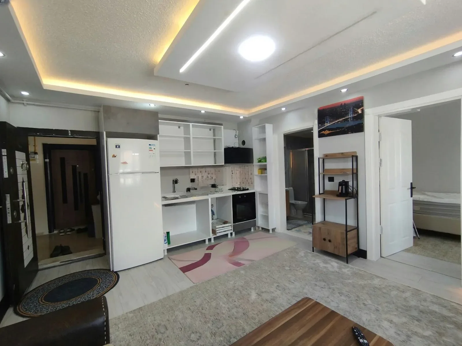 Yakutiye Terminal'da 3. Kat 60 m² 1+1 Kiralık Villa