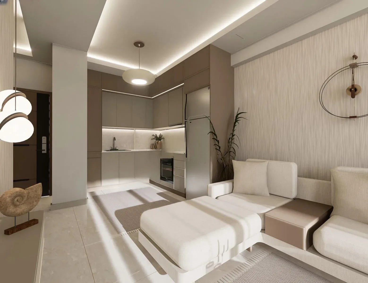 Aziziye Merkez'de 55 m² Satılık Daire