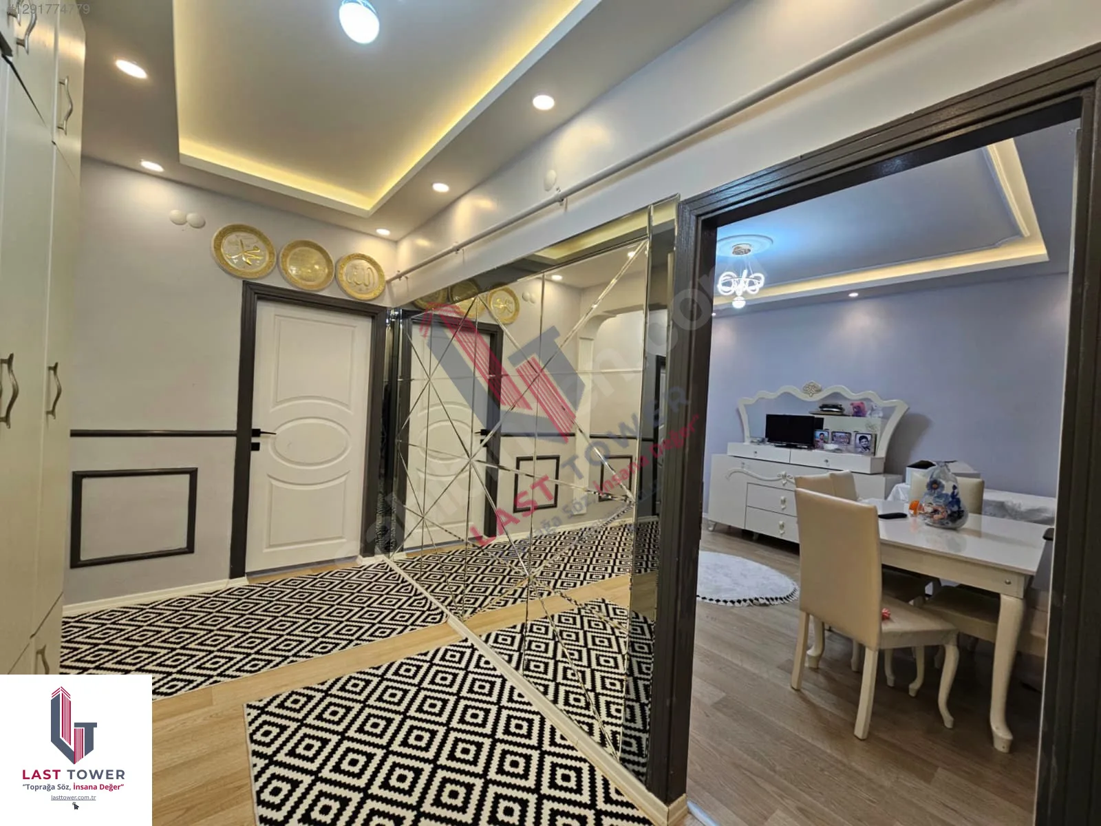 ERZURUM SATILIK 3+1 DAİRE ARA/6 KAT 170M² YAKUTIYE