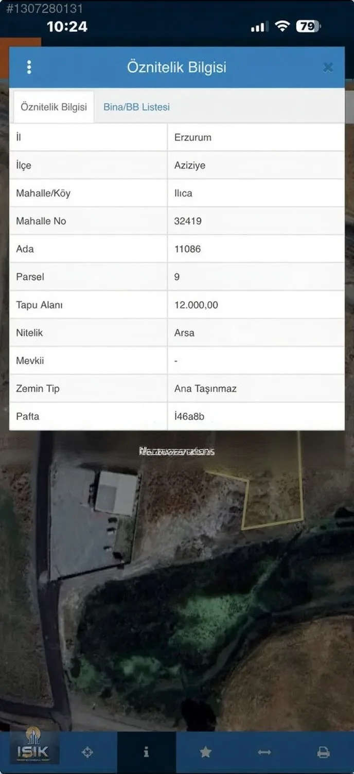 SATILIK ARSA ERZURUM/AZIZIYE ★ 6860M² ARAZI İMARLI