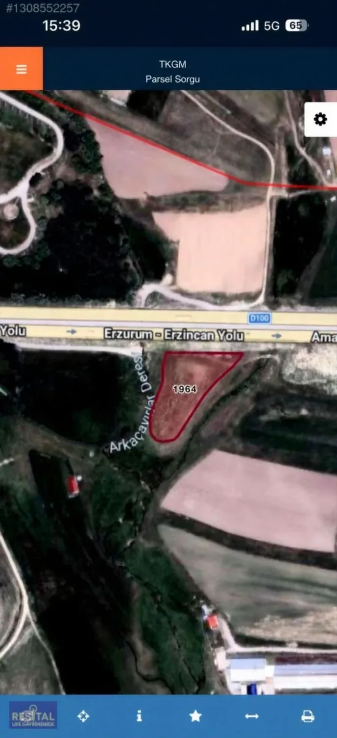 ERZURUM SATILIK ARSA 4692M² AZIZIYE ÇIĞDEMLI MH.