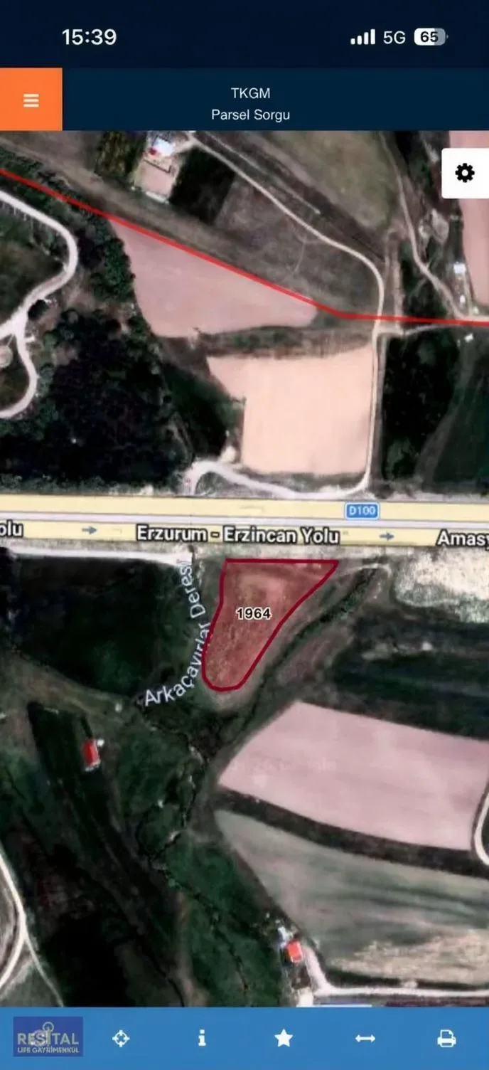 ERZURUM SATILIK ARSA 4692M² AZIZIYE ÇIĞDEMLI MH. - Fotoğraf 6