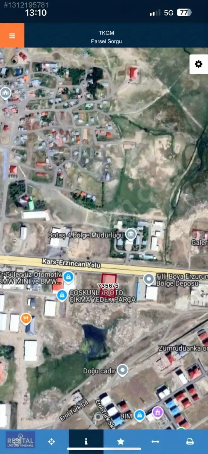4206M² SATILIK ARSA ERZURUM YAKUTIYE